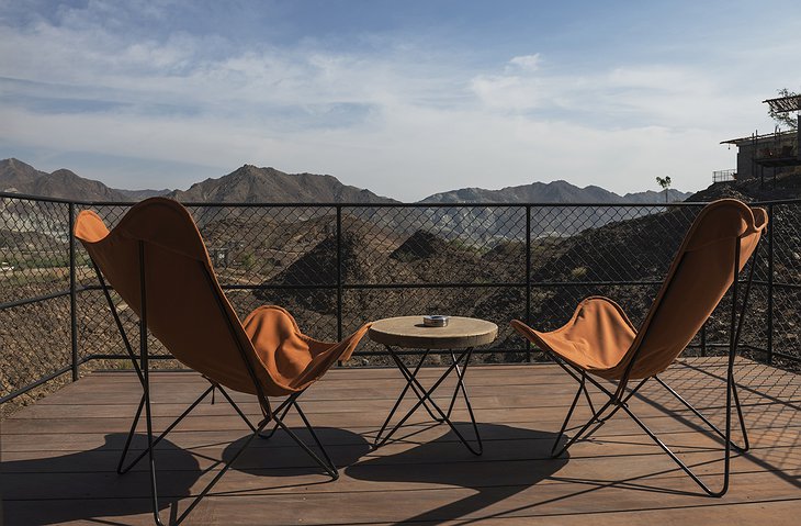 Hatta Damani Lodges Resort Terrace Sun Deck