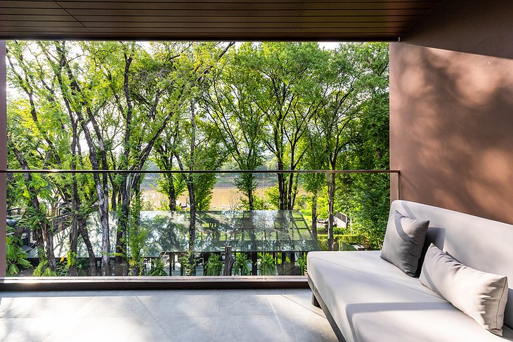 X2 Chiang Mai Riverside Resort River View Suite Balcony