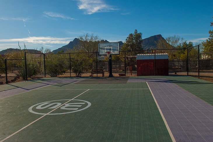 White Stallion Ranch Basketball Court