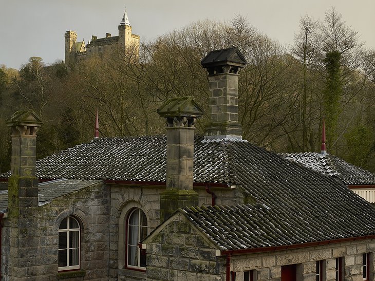 Alton Station and the castle above