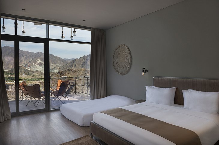 Hatta Damani Lodges Resort Bedroom