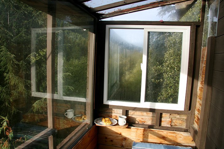 Cedar Creek Treehouse windows