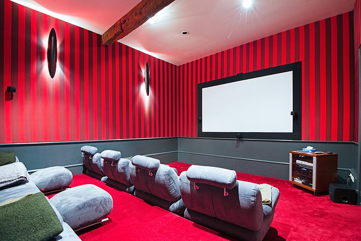 Chateau St Philippe movie room