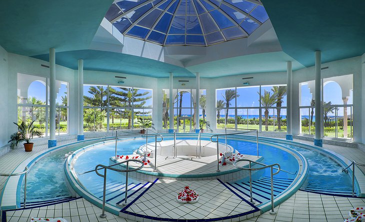 Hasdrubal Thalassa spa indoor pools