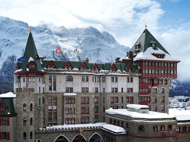 Badrutt’s Palace Hotel historic Swiss building