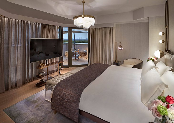 Mandarin Oriental Hyde Park Hotel Penthouse Oriental Suite Bedroom