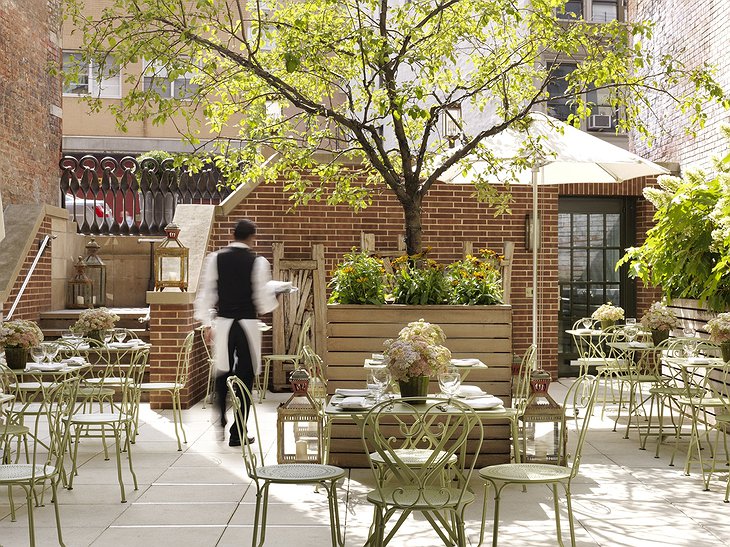 Crosby Street Hotel terrace