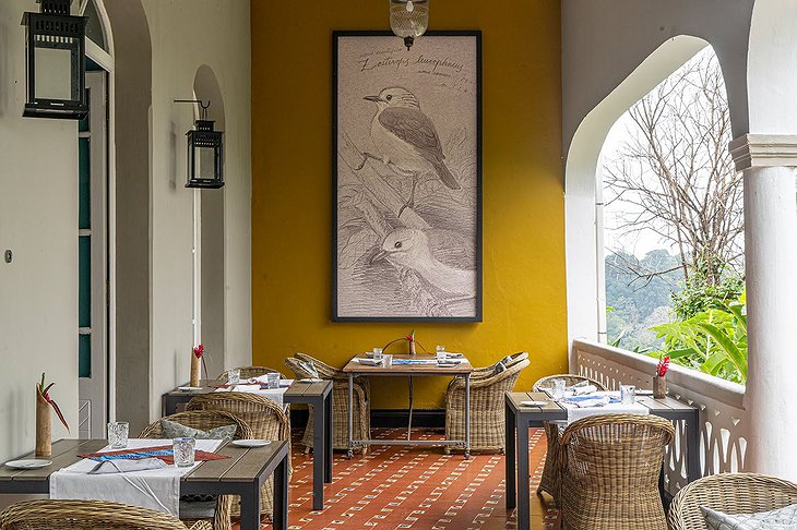 Hotel Roça Sundy Restaurant Terrace