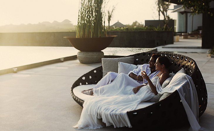 Alila Villas Soori romantic couple chilling