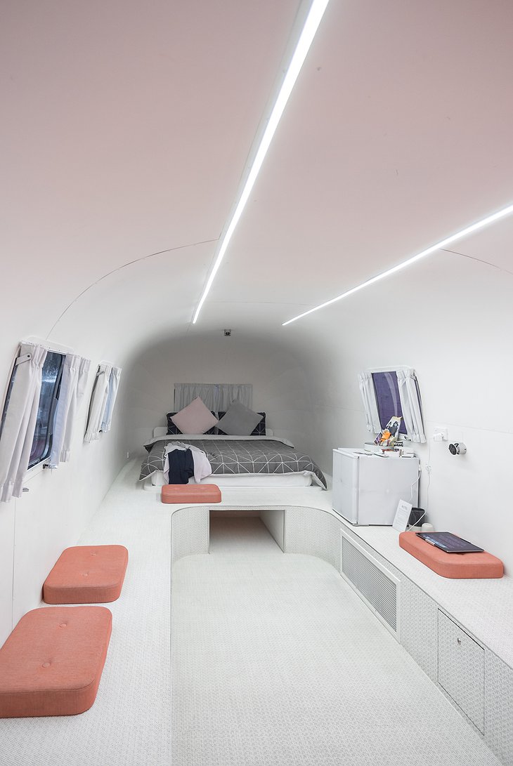 Notel Airstream Trailer Bedroom