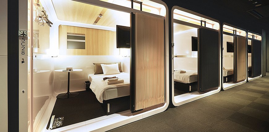 First Cabin Tsukiji - Aviation-Themed, Japanese-Style Pod Hotel In Tokyo