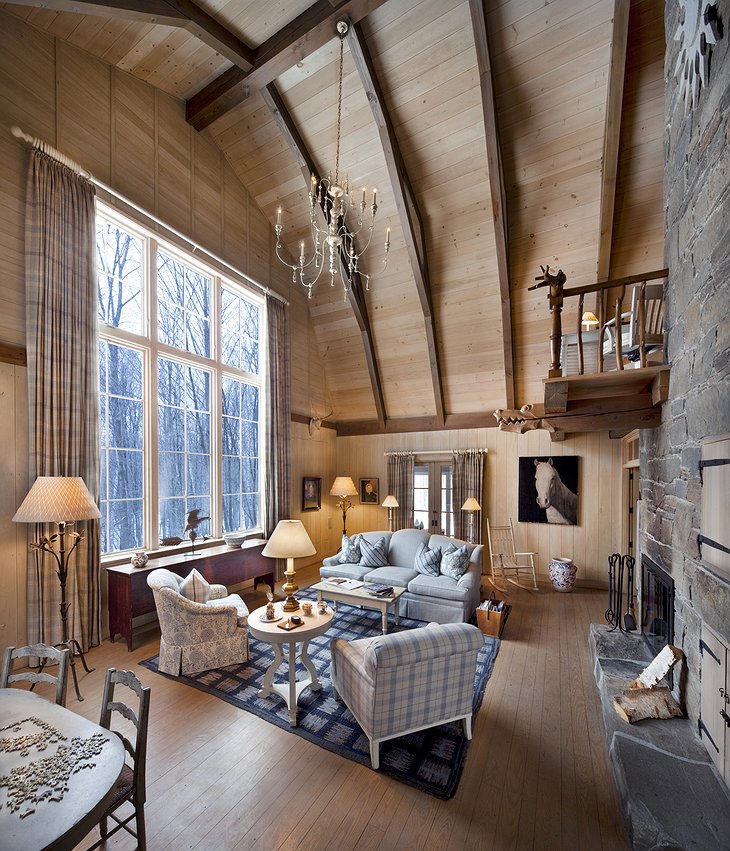 Twin Farms Barn Living Room