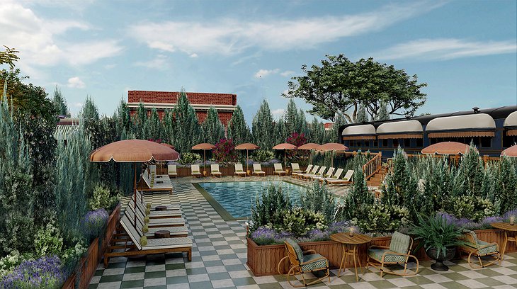 The Hotel Chalet at The Choo Choo Pool Terrace