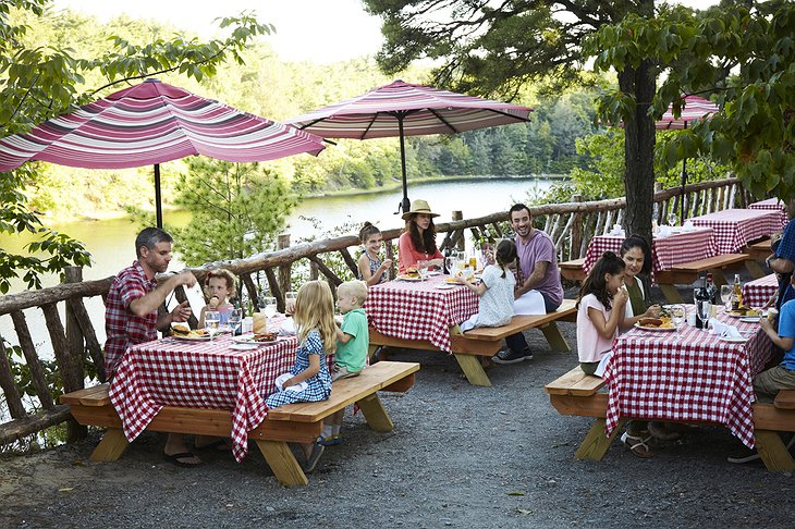 Granary Overlooking Lake Mohonk