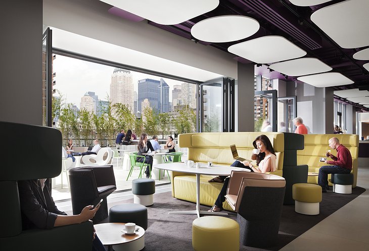 Yotel restaurant and bar in New York