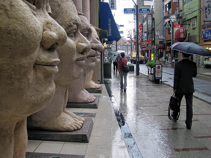 Dotonbori Hotel statues