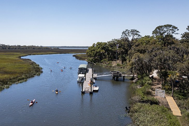 Little St. Simons Island Lodge Kayaking Dock