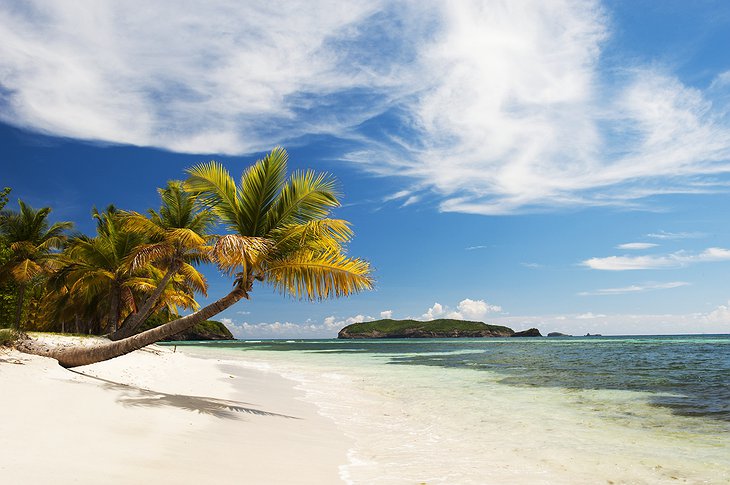 Mustique Island beach