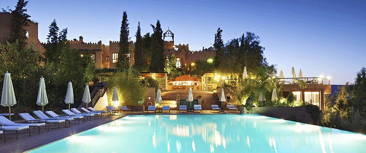 Kasbah Tamadot swimming pool