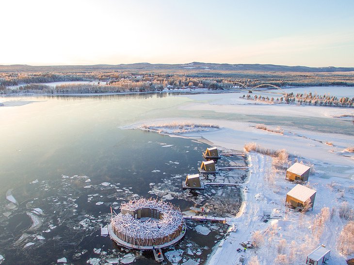 Arctic Bath from above