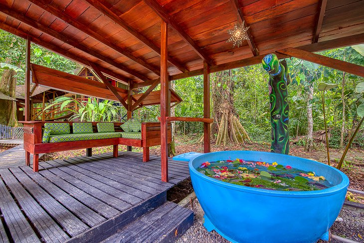 Tree House Outdoor Bathtub