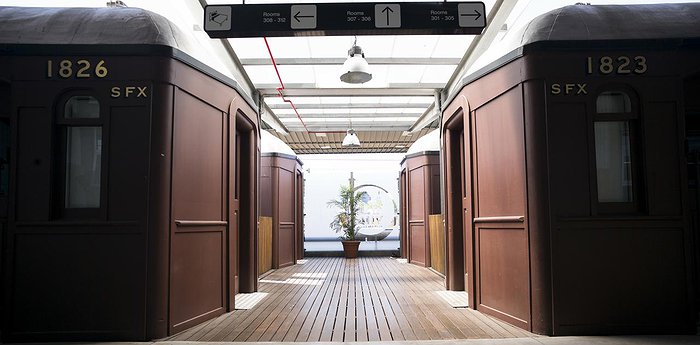 Railway Square YHA - Hostel Rooms In Railroad Cars