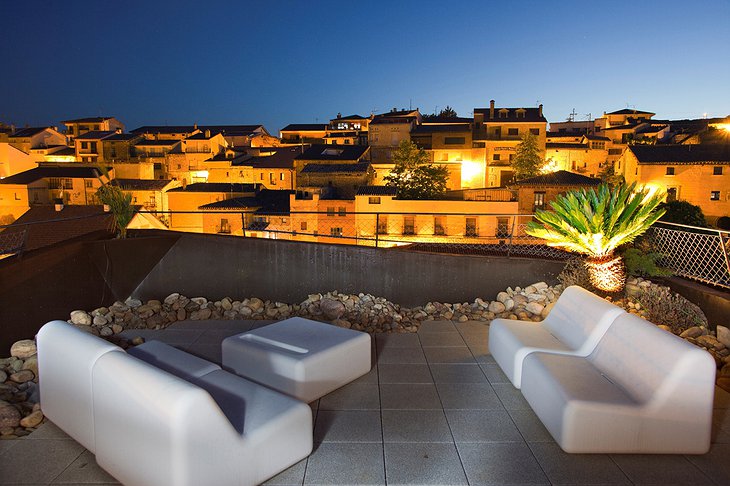 Villabuena de Álava panorama from the rooftop terrace