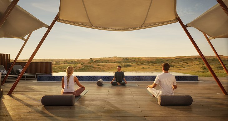 The Ritz-Carlton Ras Al Khaimah, Al Wadi Desert Hotel Outdoor Yoga
