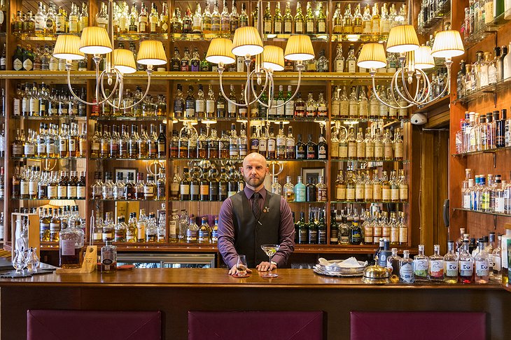 The Torridon Hotel whisky bar