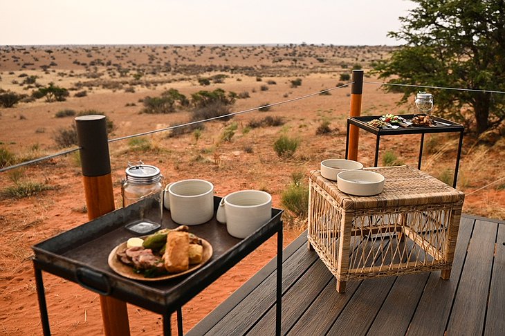 The Malori At Tswalu Deck Breakfast