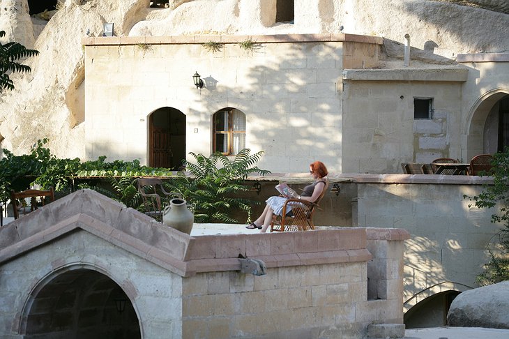 Gamirasu Cave Hotel small rooftop terrace