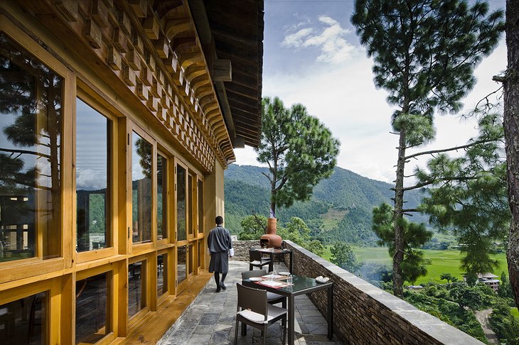 COMO Uma Punakha terrace dining