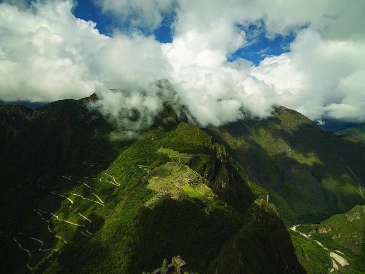 Machu Picchu aerial