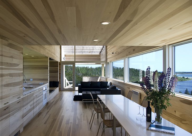 Sliding House living room