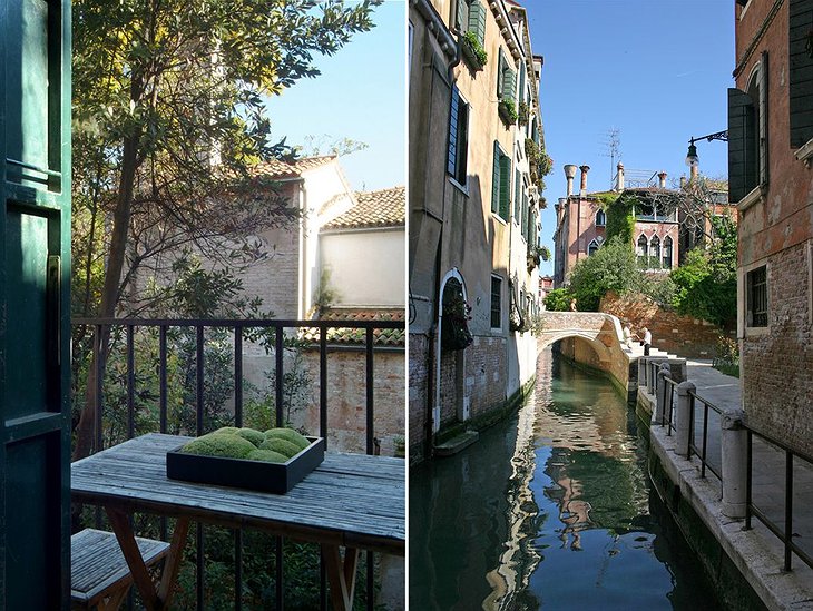 The Charming House terrace and canal