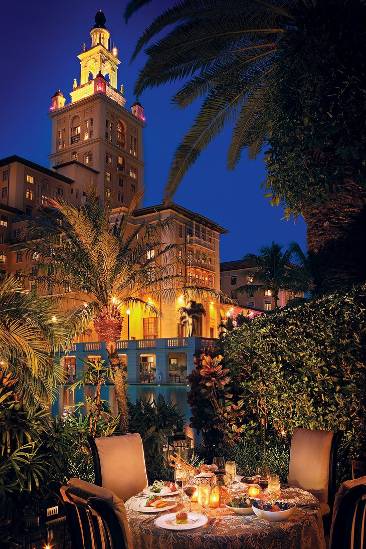 Biltmore Hotel Private Dining in Cabana