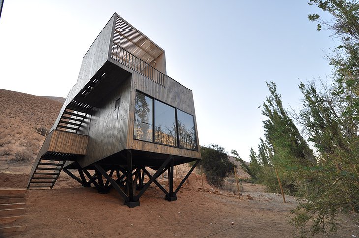 Elqui Domos wooden building