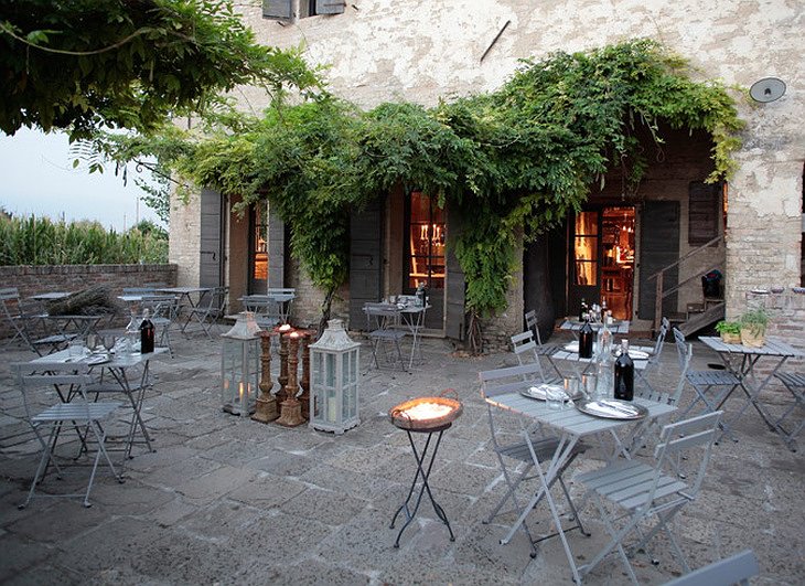 Locanda Rosa Rosae terrace