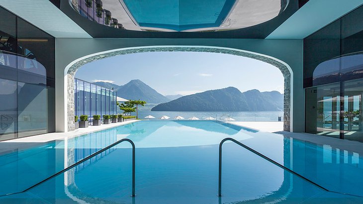 Park Hotel Vitznau Heated Indoor-Outdoor Pool