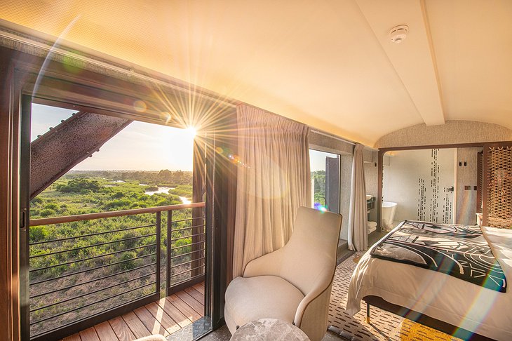Kruger Shalati Train Hotel Bedroom