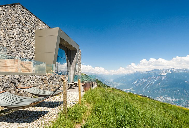 Hotel Chetzeron sunbathing terrace