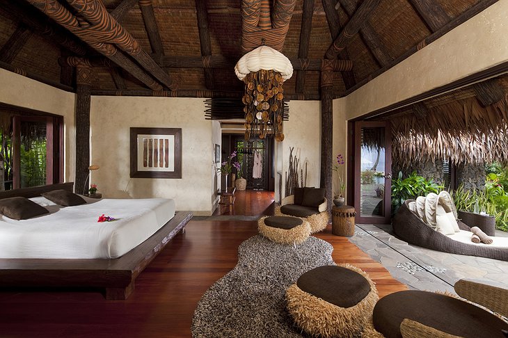 Laucala Island Resort Plateau Villa bedroom