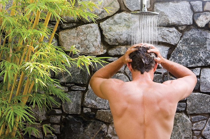 Qualia Hamilton Island shower