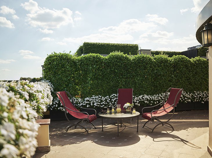 Hotel Principe di Savoia Presidential Suite Balcony