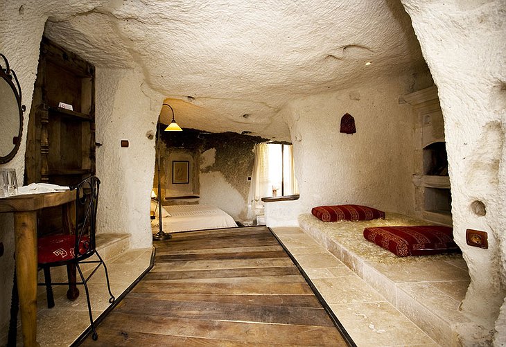 Sleeping in a cave