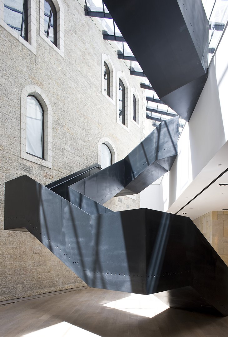 Mamilla Hotel Jerusalem design staircase