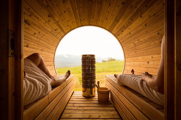 Maya Boutique Hotel Barrel Sauna