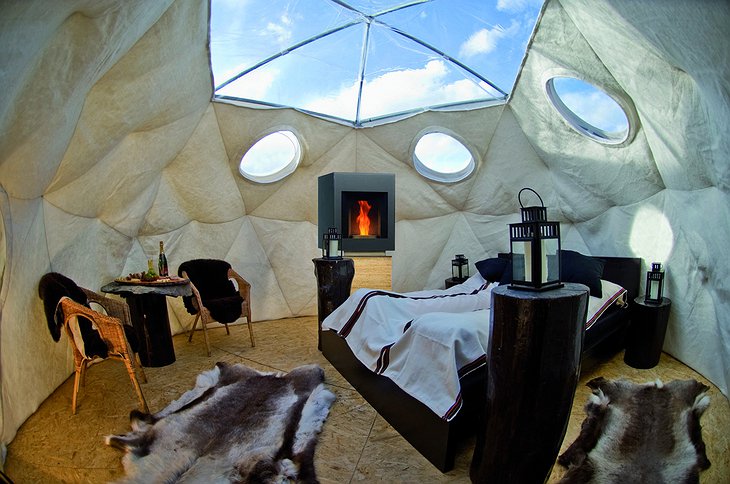 Iglu Dorf Hot Igloo interior