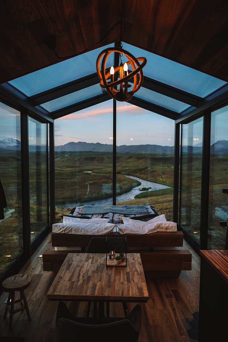 Panorama Glass Lodge Glass Bedroom Icelandic Panorama