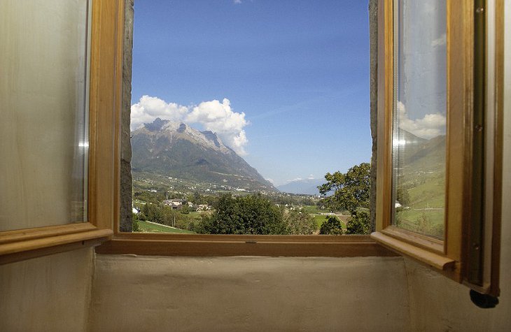 View from the room to the mountains